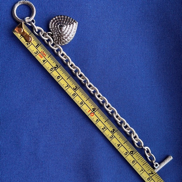 🛍️🛍️ Link bracelet with heart pendant - Picture 4 of 6